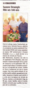 Article Charente libre du 04/10/2014