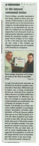 Le site internet de la commune sur la Charente libre